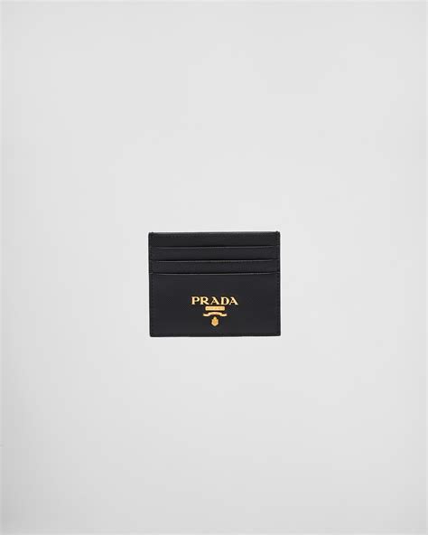 prada leather card case|Prada nylon cardholders.